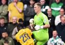 Celtic goalkeeper Joe Hart picked up the first red card of his career in his side's win over Livingston earlier this season.