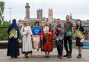 Refugee Festival Scotland 2024 programme launch. Pictured at the Garnethill Viewpoint, Glasgow are from left-  Refugee Festival Scotland ambassador and Maryhill integration network team Picture Colin Mearns