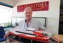 Stuart Ballantyne with one of his ferries
