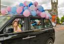 The decorated taxis in East Lothian.