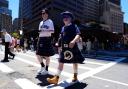 Scotland fans in central Boston, ahead of the FIFA World Cup Group C match at Boston Stadium, Foxborough.