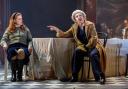 Maureen Beattie (right), alongside Jenny Hulse playing the part of Goneril, as the monarch in the production of Lear at the Festival Theatre in Pitlochry, Perthshire