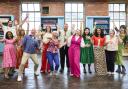 The Great British Sewing Bee gang announce their arrival.