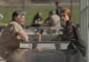 Timothy Olyphant and Anya Taylor-Joy in Lucky