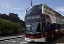 Buses are prevented from travelling down part of Princes Street due to a recent fire.