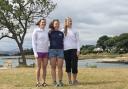 (Left to right) Ellen Clark, Lauren Wilde-Arnold, and Jenna Volpert who have signed up to take part in the World’s Toughest Row – Atlantic