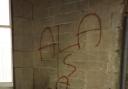 Outrage as vandals daub swastika graffiti on Scots mosque during Ramadan