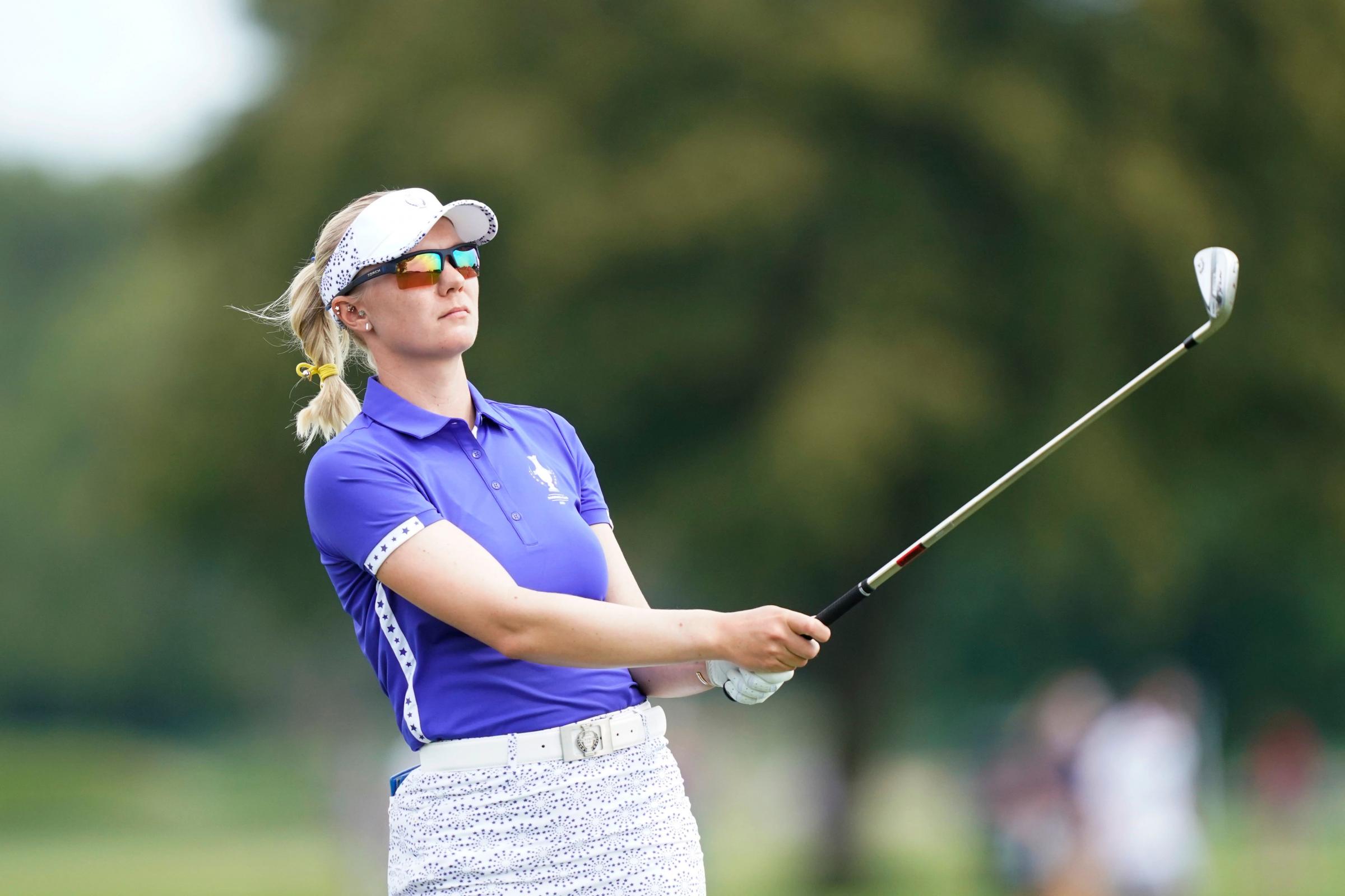 Madelene Sagstrom reduced to tears as Europe dominate day one of Solheim Cup