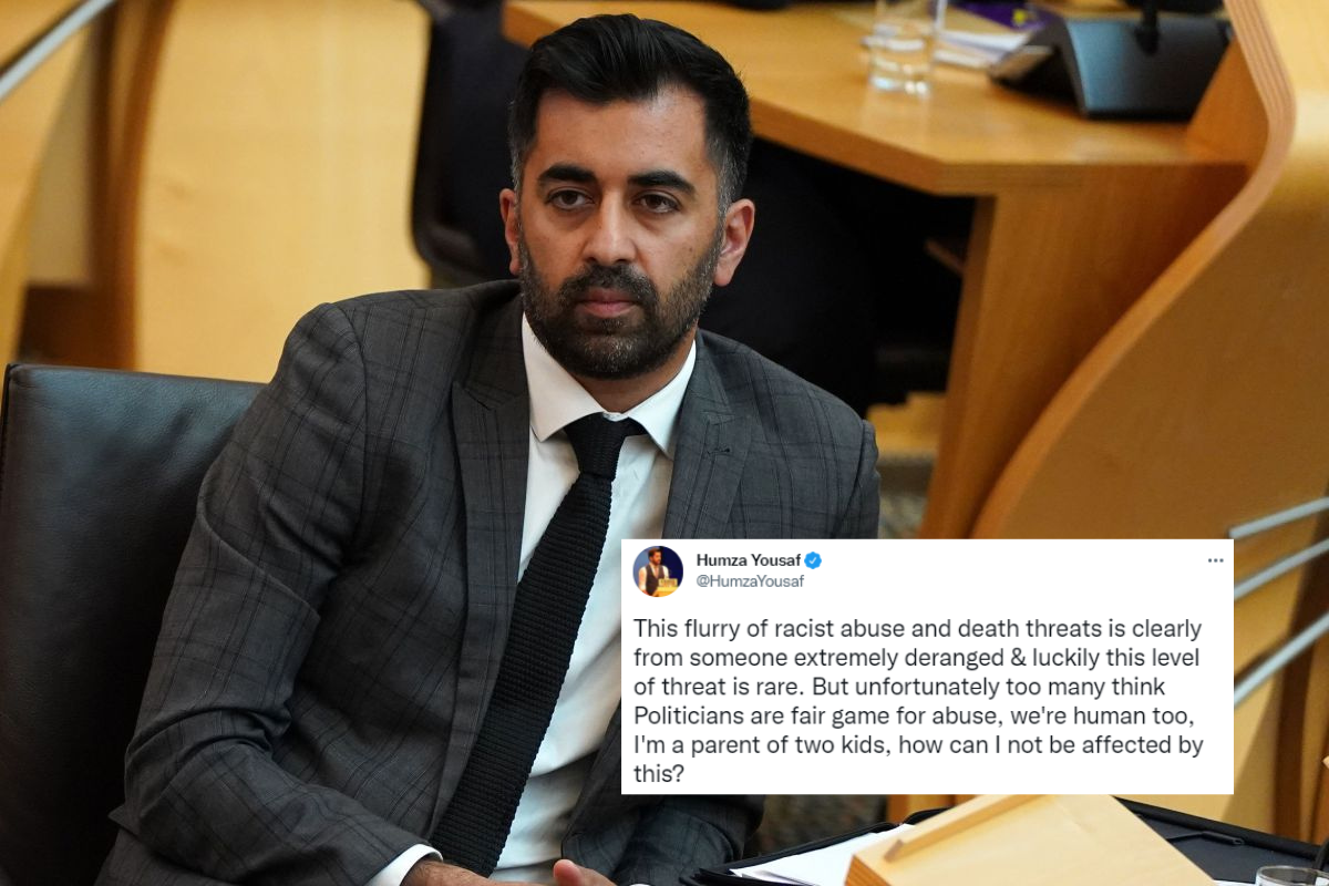 SNP's Humza Yousaf reveals death threats and racist abuse in shocking email chain