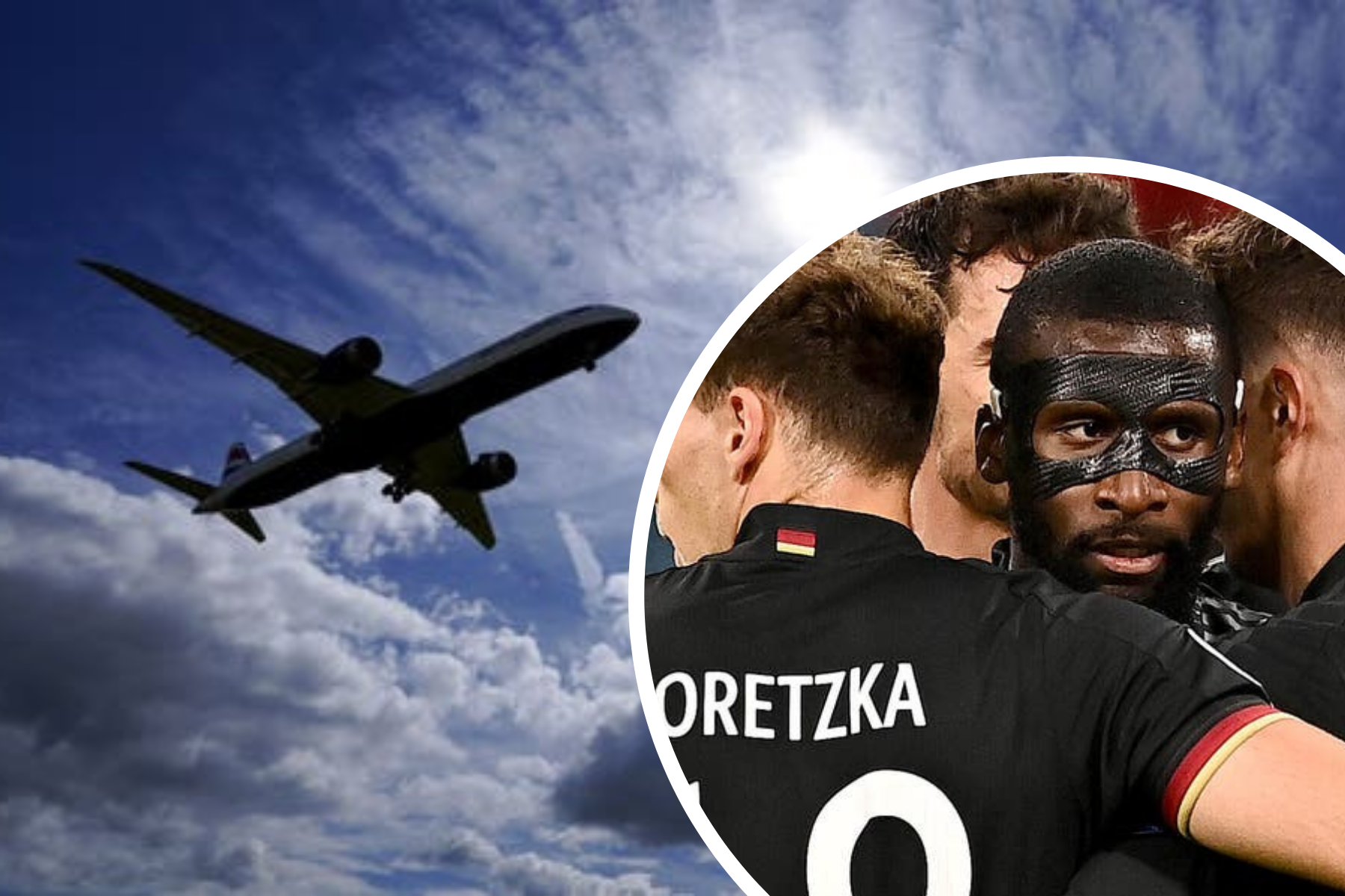 German football team's plane forced to land in Edinburgh amid 'mid-air emergency'