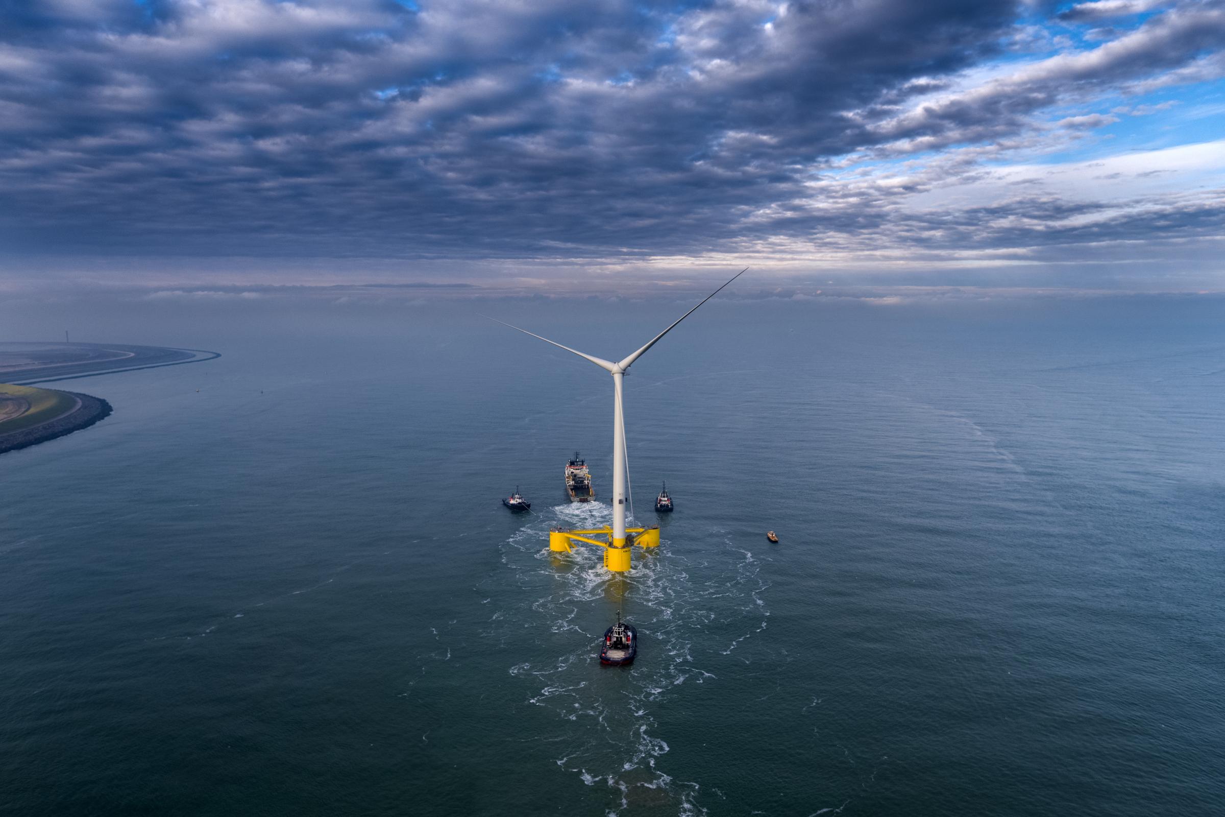 'World's largest floating windfarm' completed off Scotland