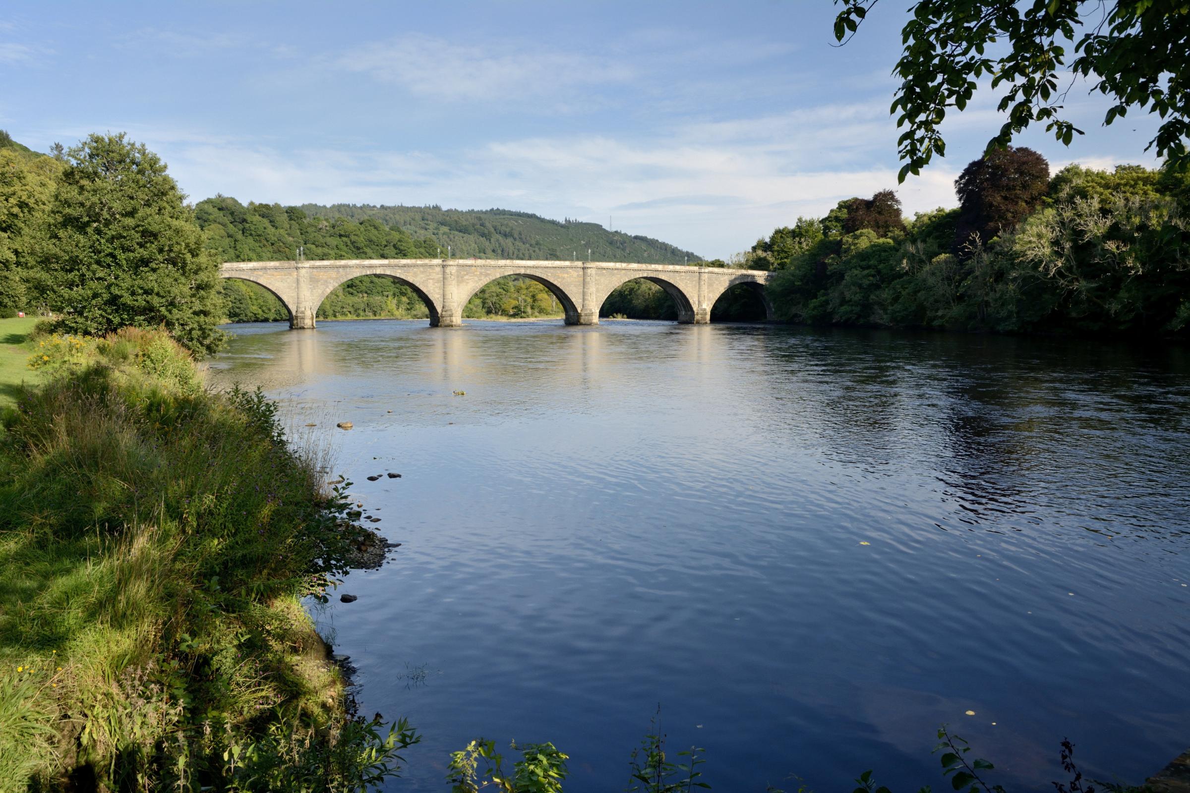 Reel deal: Prestigious River Tay fishing spot up for sale with a pricetag of £1.1 million