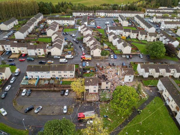 Gorse Park Ayr Explosion: Residents begin to return to homes with others to be demolished
