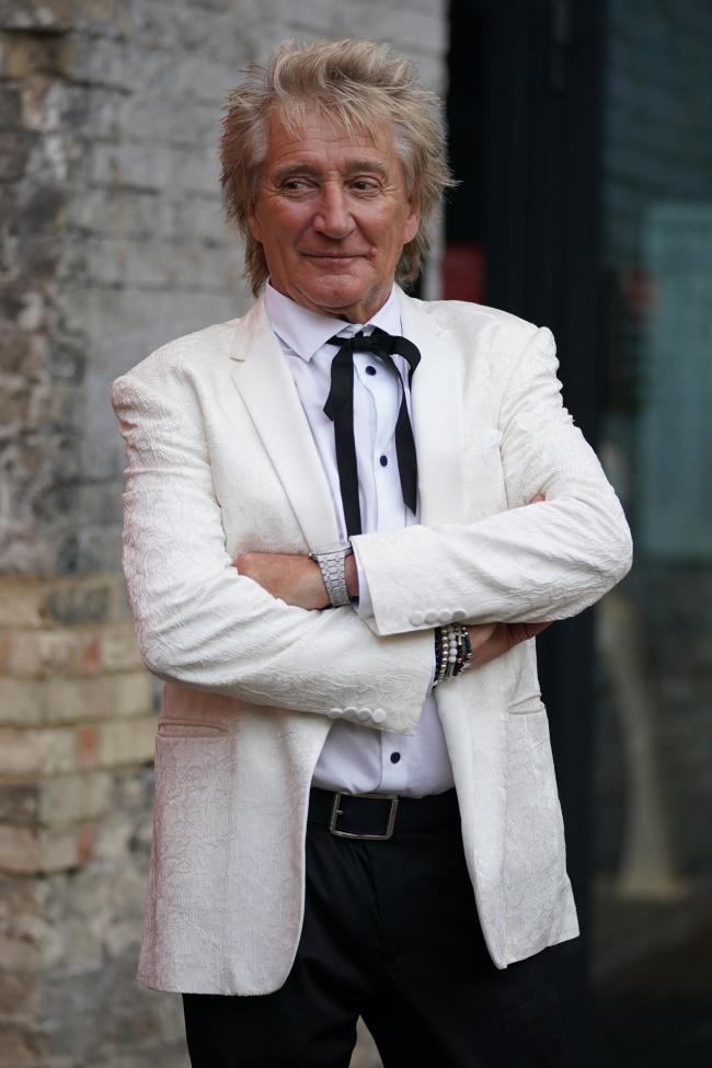 Rod Stewart attending The Sun's Who Cares Wins Awards at the Roundhouse in London. Credit: PA