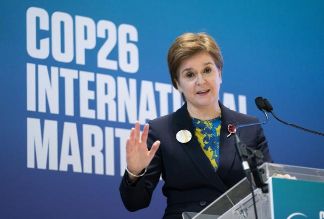 Sturgeon promises action on climate change 'no matter how difficult'