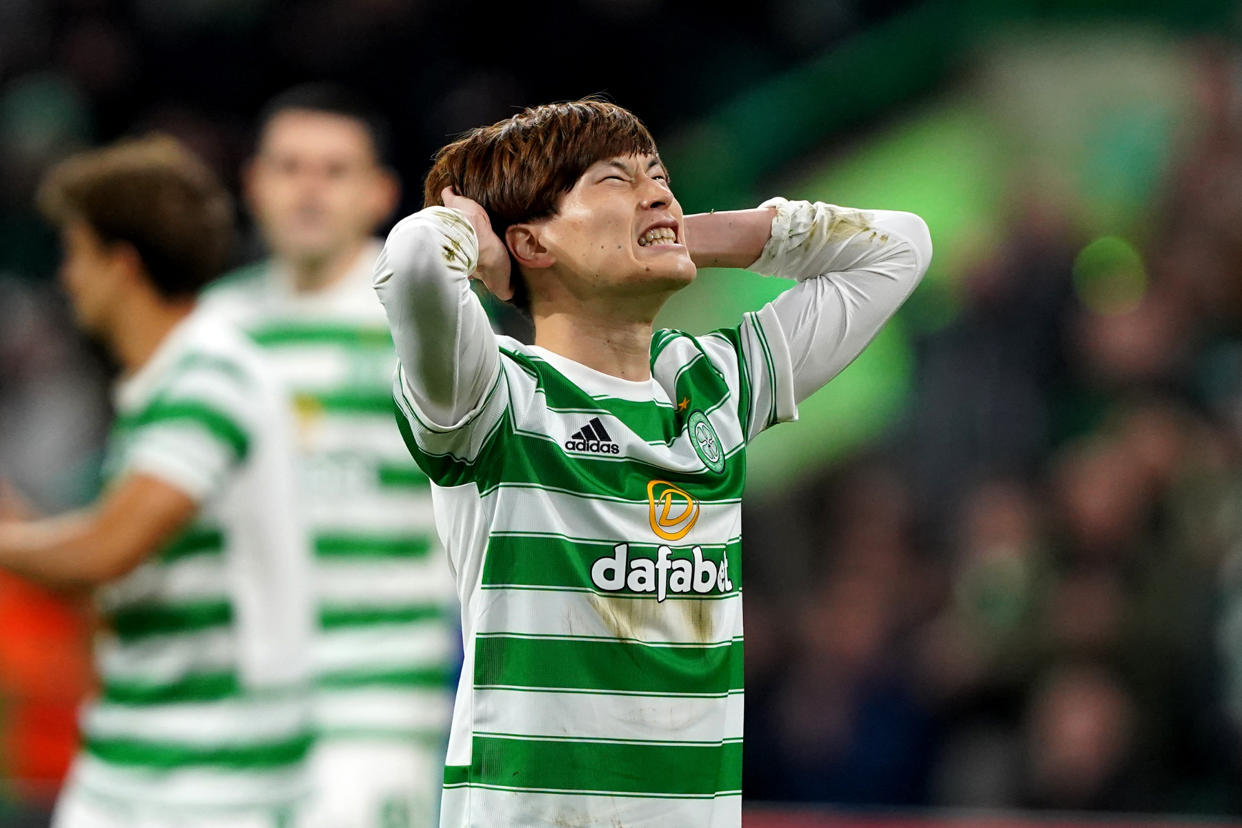 Celtic star Kyogo's international nightmare revealed as Japanese ace held up in Russia