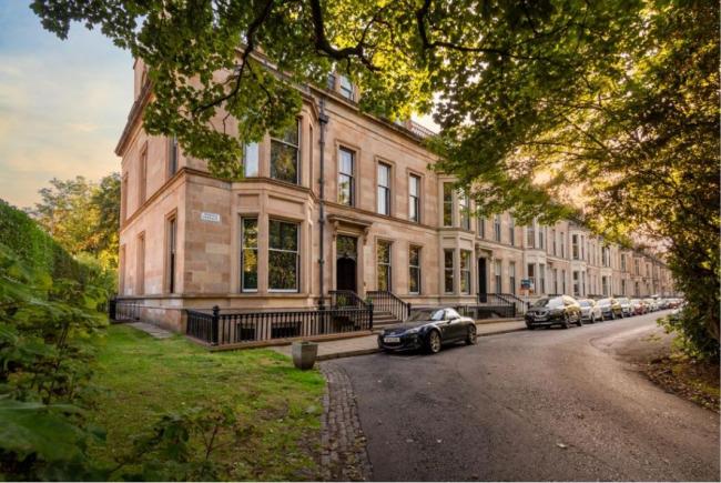1 Princes Terrace in Dowanhill was the second most viewed property in the UK on Rightmove last month