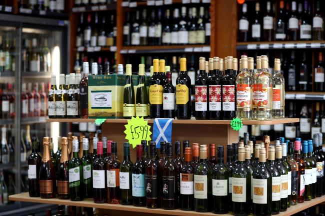 An average bottle of wine with 10 units of alcohol would be priced at no less than £6.50 under the proposals