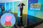 Questions over PM's leadership dismissed as 'tittle tattle' after Peppa Pig speech