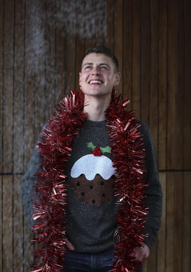 HeraldScotland: Bake Off winner and Christmas fan Peter Sawkins. Picture: Gordon Terris/Herald & Times