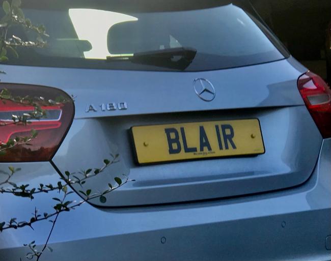 Hugh Peebles spotted this vehicle in a local carpark and wonders if its owner happens to be a certain former UK Prime Minister. And, no, Hugh doesn’t mean Theresa May.