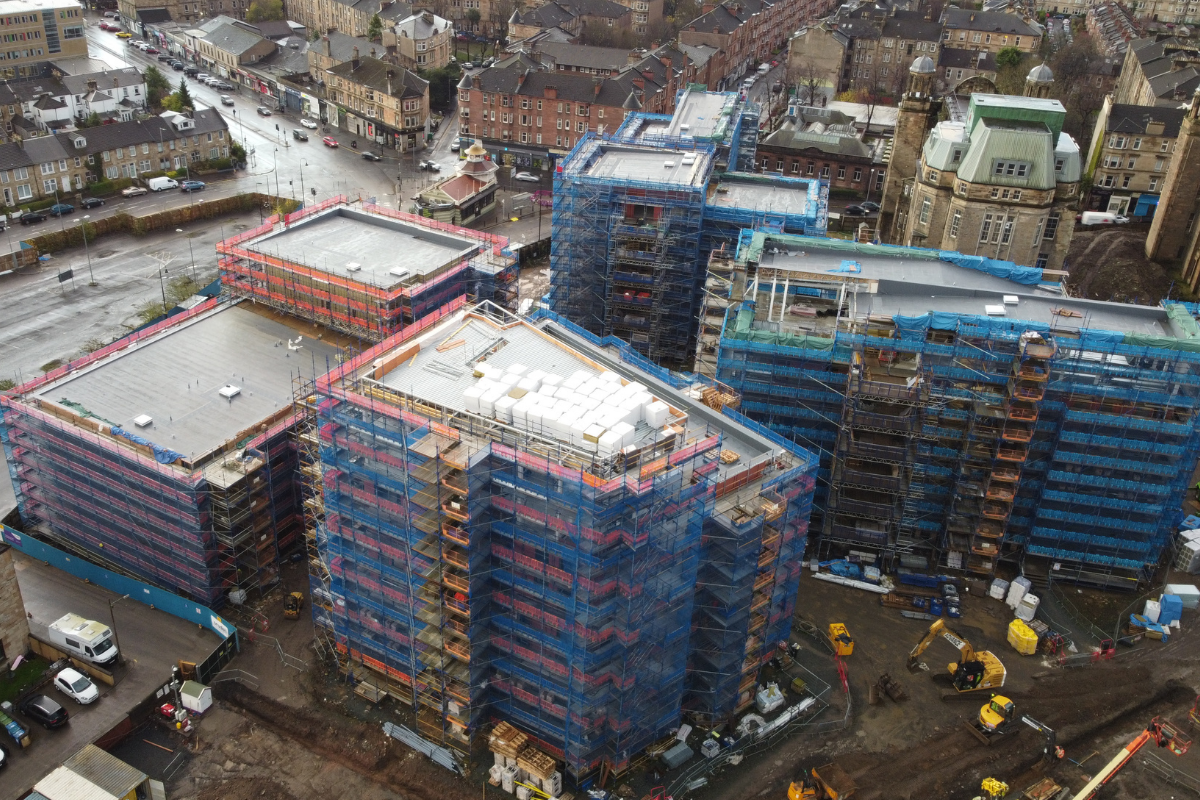 Glasgow: Cruden's 209 homes at Victoria Infirmary