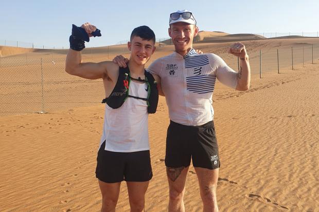 HeraldScotland: Training in the desert for the big day