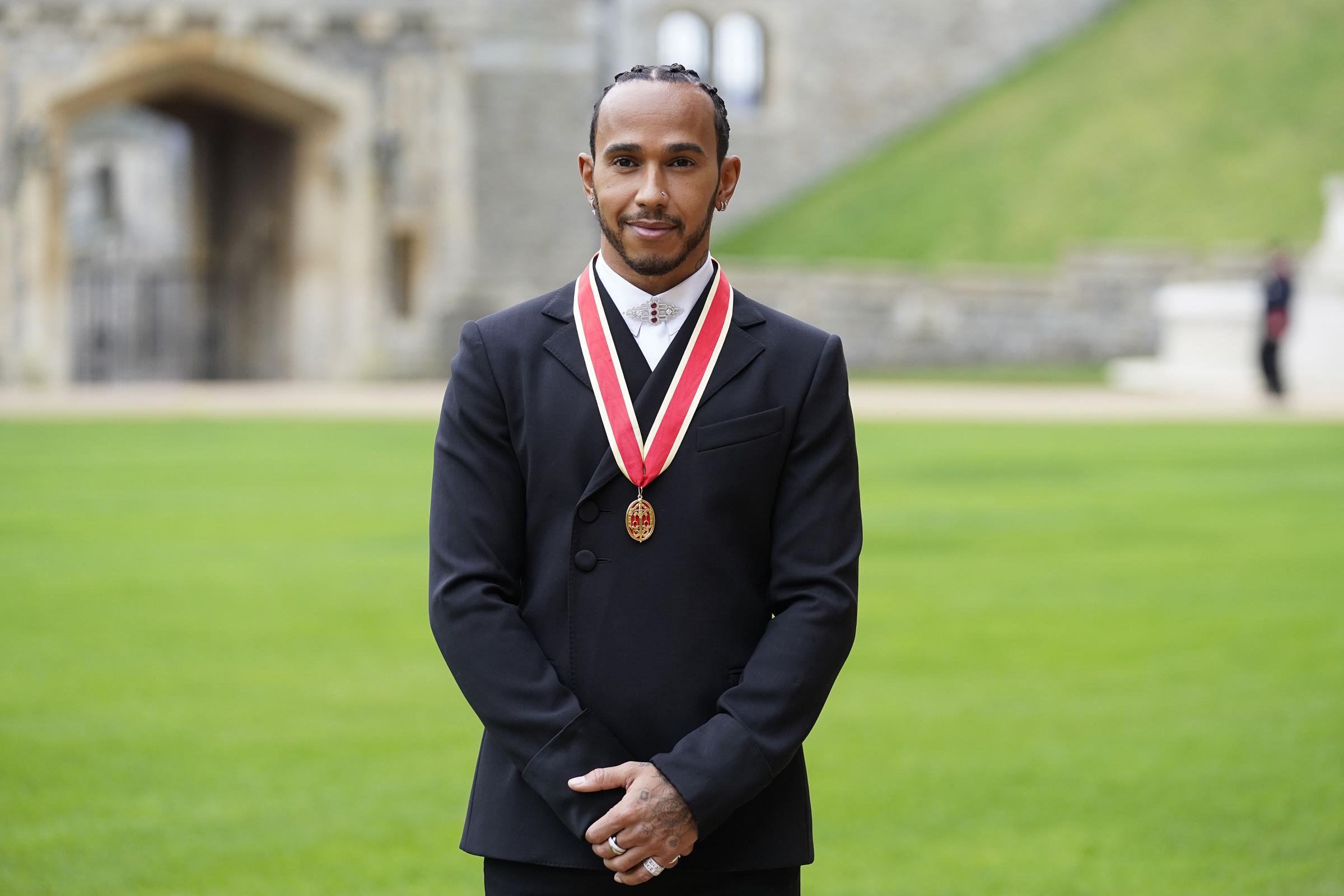 Sir Lewis Hamilton knighted days after title heartache