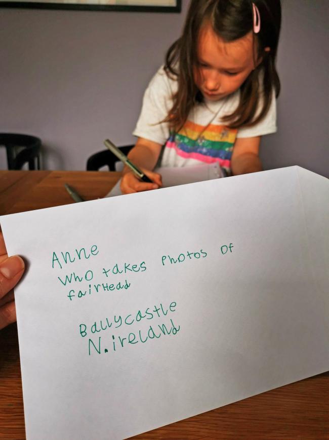 Postie success as Scots schoolgirl's letter makes it to gran 'Anne' in Ireland