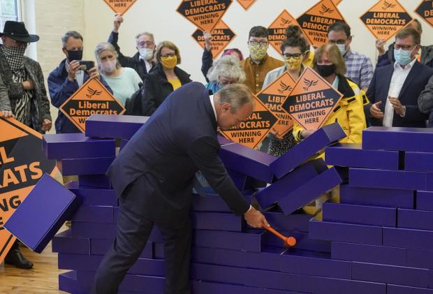 HeraldScotland: Ed Davey destroys a 'blue wall' after the Chesham and Amersham by-election 
