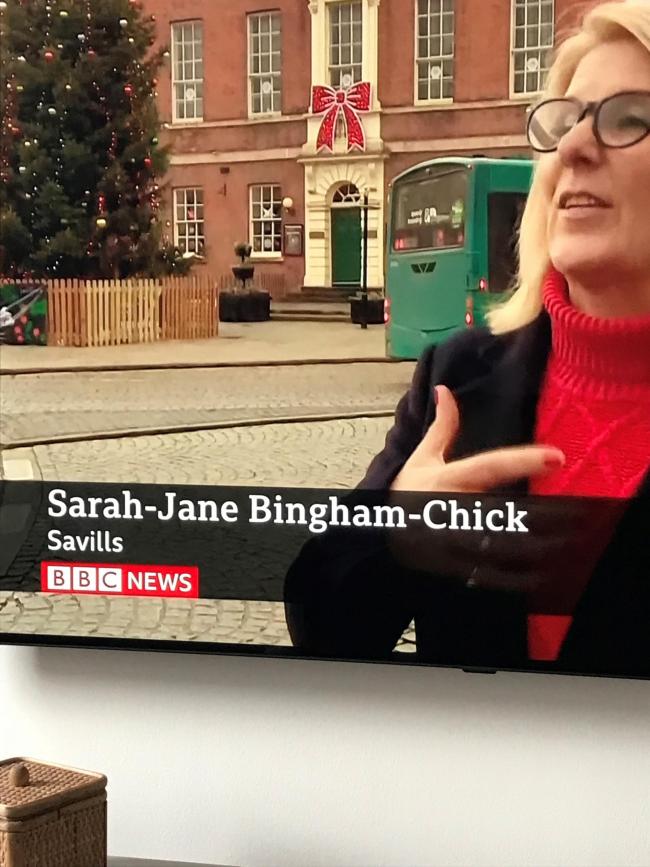 A shocked and disappointed Trevor Muir spotted this image on the BBC lunchtime news. “I thought it was non-PC to describe a woman as a chick nowadays,” he says