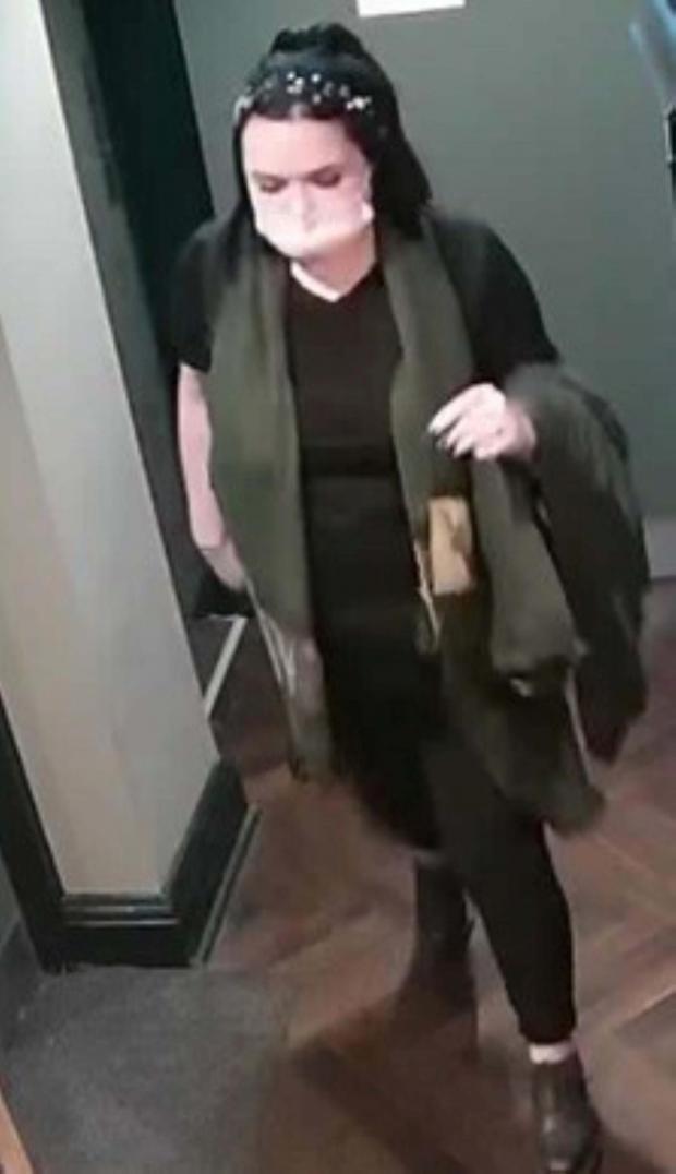 HeraldScotland: he was wearing on her last sighting: an orange jacket, black top, black jeans, and white trainers. She was carrying a black rucksack.