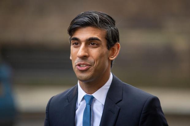 HeraldScotland: Chancellor Rishi Sunak in Downing Street, London, after Prime Minister Boris Johnson was admitted to hospital for tests as his coronavirus symptoms persist. PA Photo. Picture date: Monday April 6, 2020. See PA story HEALTH Coronavirus . Photo credit