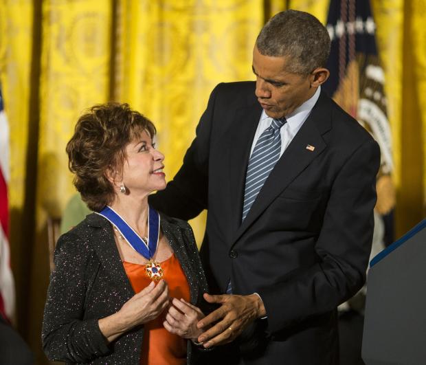 HeraldScotland: President Barack Obama awarded Isabel Allende the Presidential Medal of Freedom in 2014 at the White House. (Jabin Botsford/The New York Times)