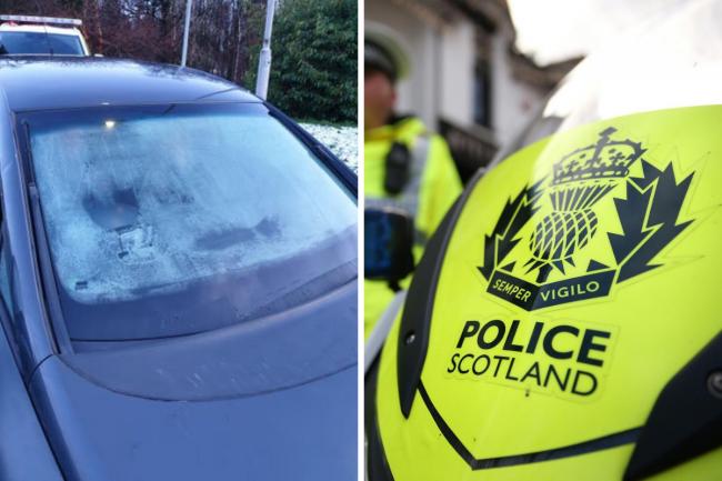 Driver fined for 'porthole' windscreen as police issue road safety warning