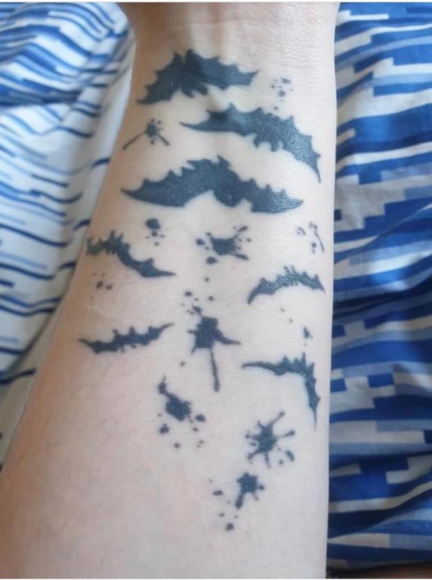 HeraldScotland: A close up image of Alice's tattoo was posted in the dedicated Facebook group (Pic: Andrea Fraser / Find Alice Byrne group)