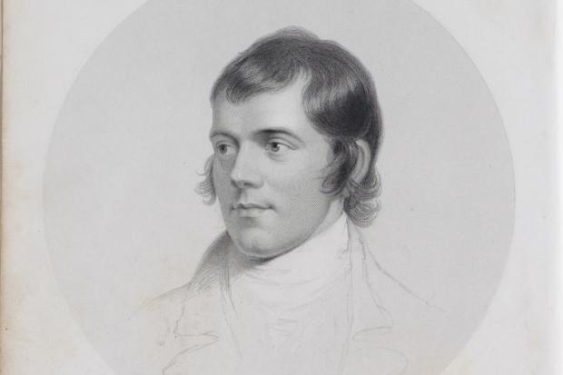 HeraldScotland: A drawing of Robert Burns. Credit: PA