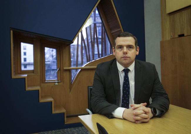 Scottish Conservative leader Douglas Ross's intervention in the Boris Johnson row was treated with disdain by Leader of the House Jacob Rees-Mogg
