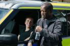 Adrian Lester as Joel Nutkins and Vicky McClure as Lana Washington. Picture: HTM PRODUCTIONS FOR ITV
