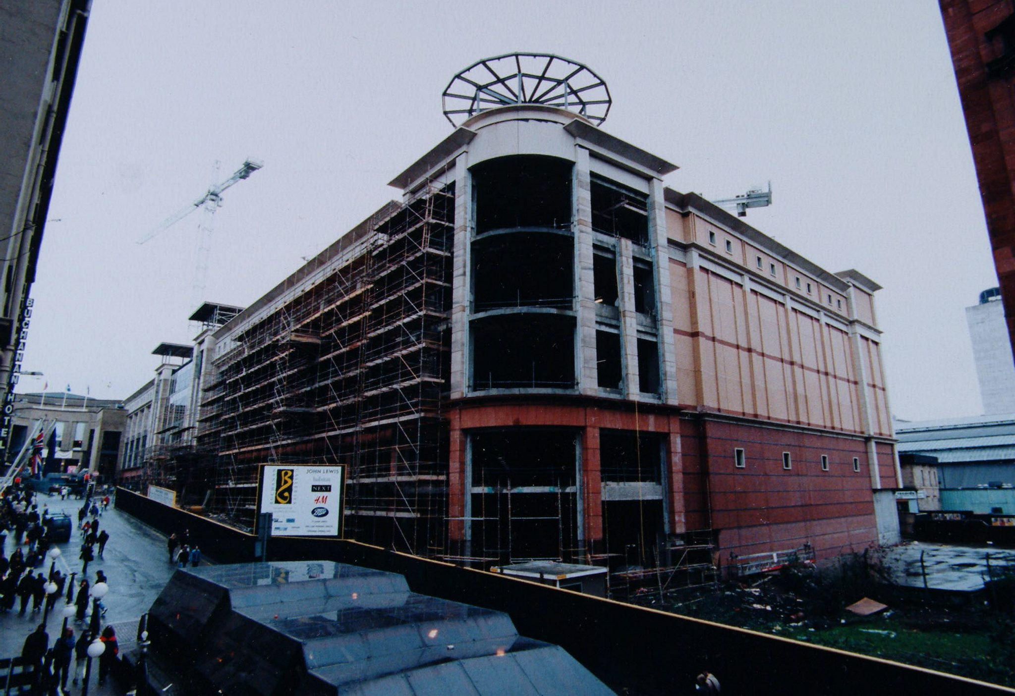 Buchanan Galleries was the biggest retail development in Scotland at the time