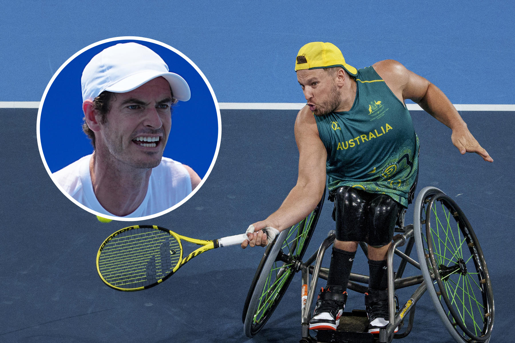 Andy Murray sends 'special' message to Australian wheelchair tennis champ Dylan Alcott