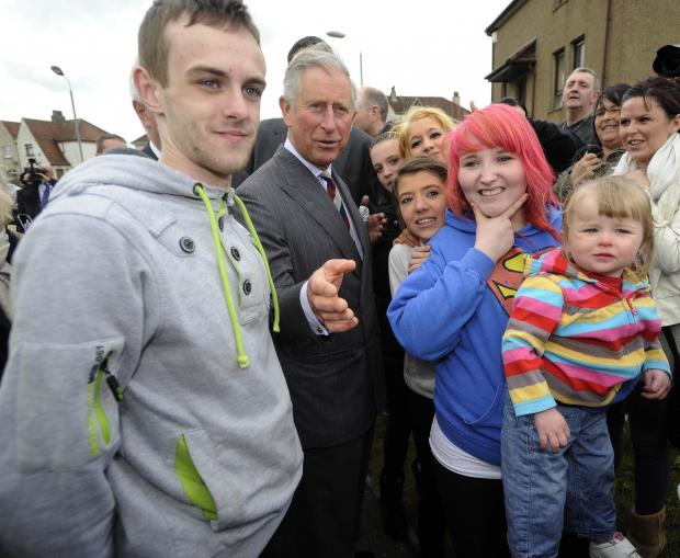 HeraldScotland: Prince Charles visits Onthank in 2012 