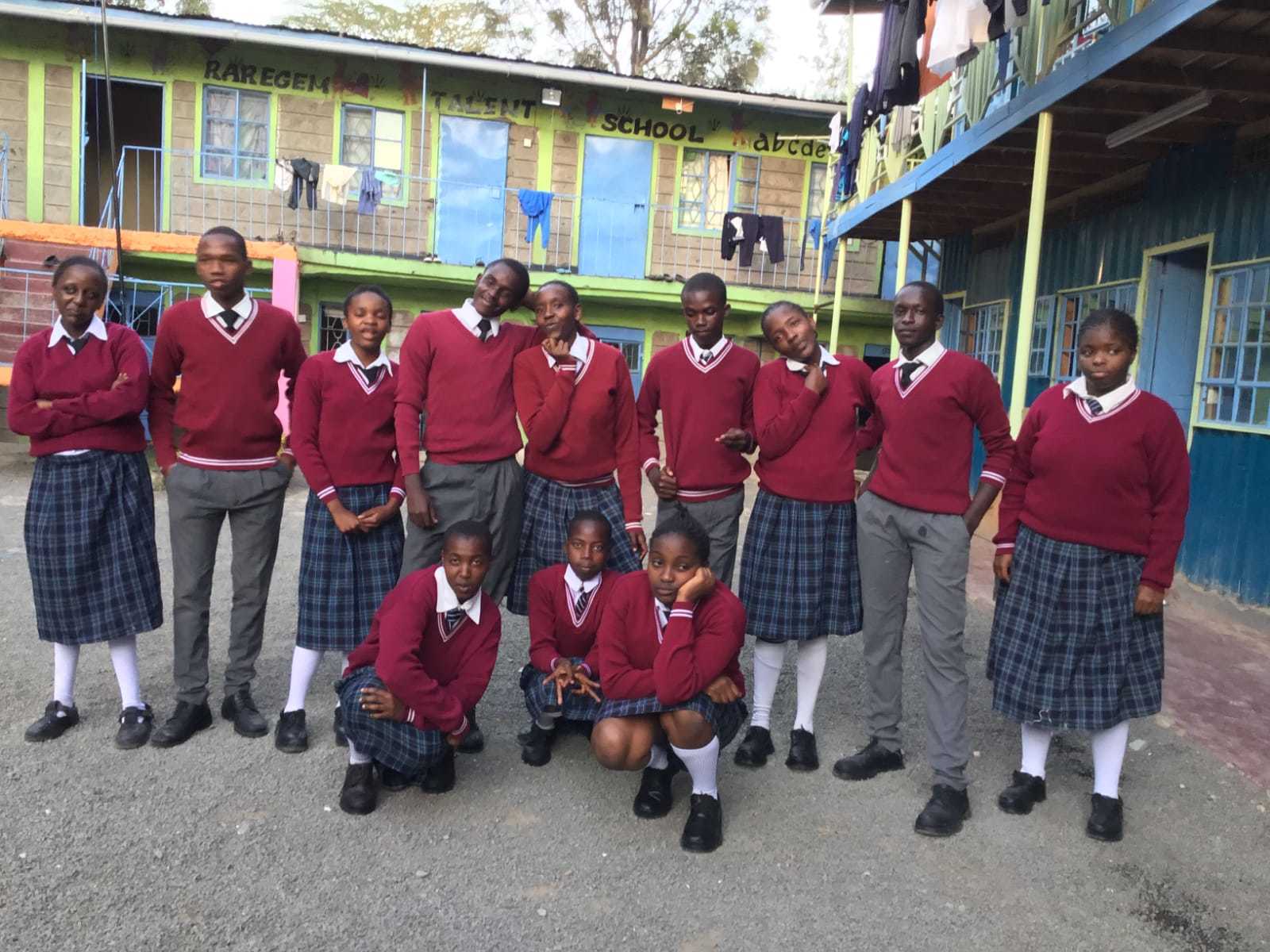 Children in at the school in Nairobi 