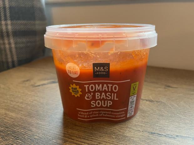 HeraldScotland: M&S Tomato & Basil Soup (Vegan)