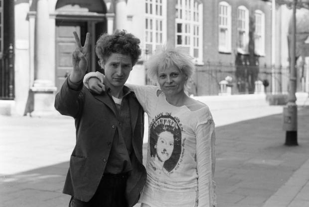 HeraldScotland: Malcolm McLaren and Vivienne Westwood in the 1970s