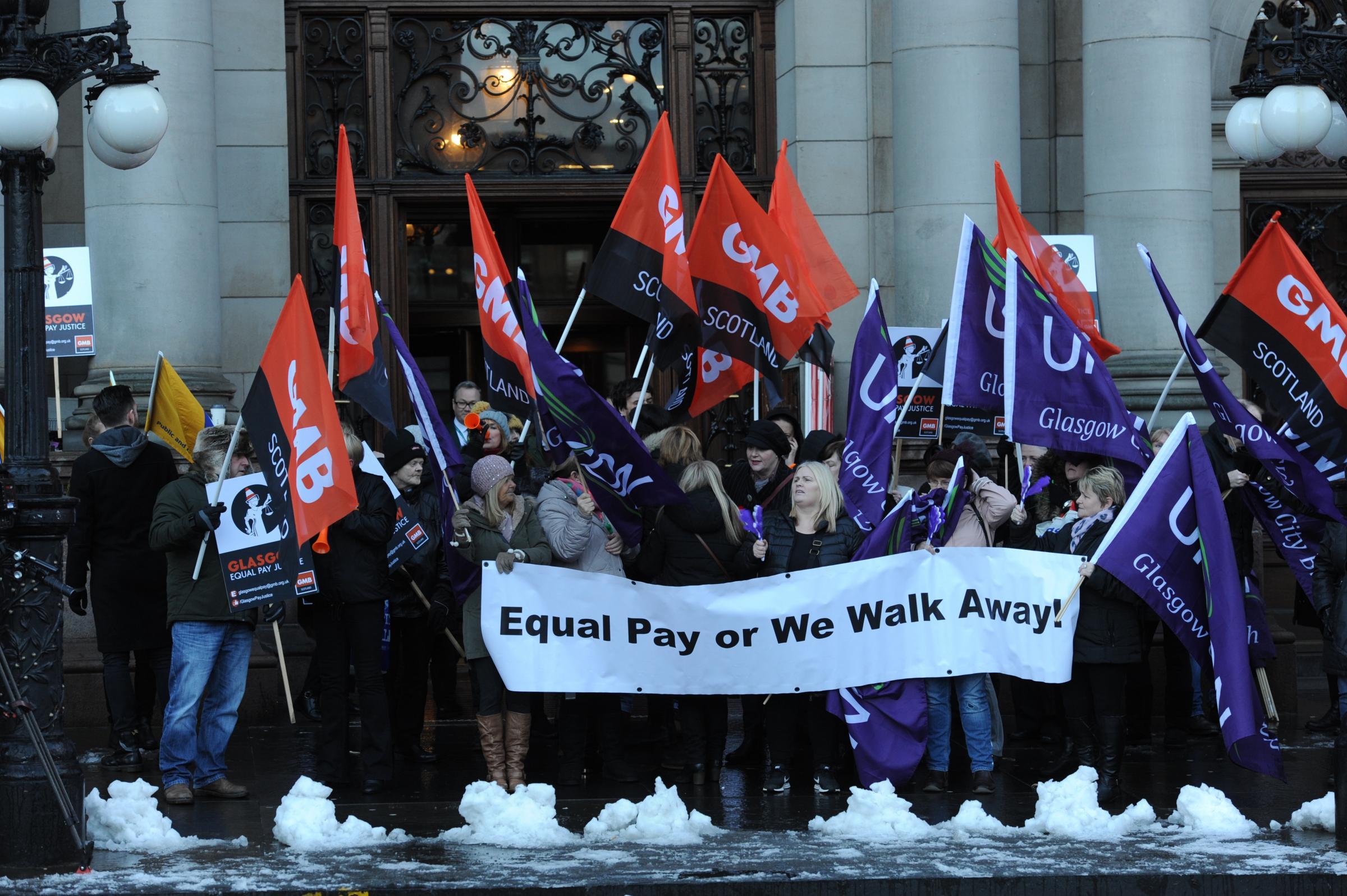 Equal pay strikes were held in 2018