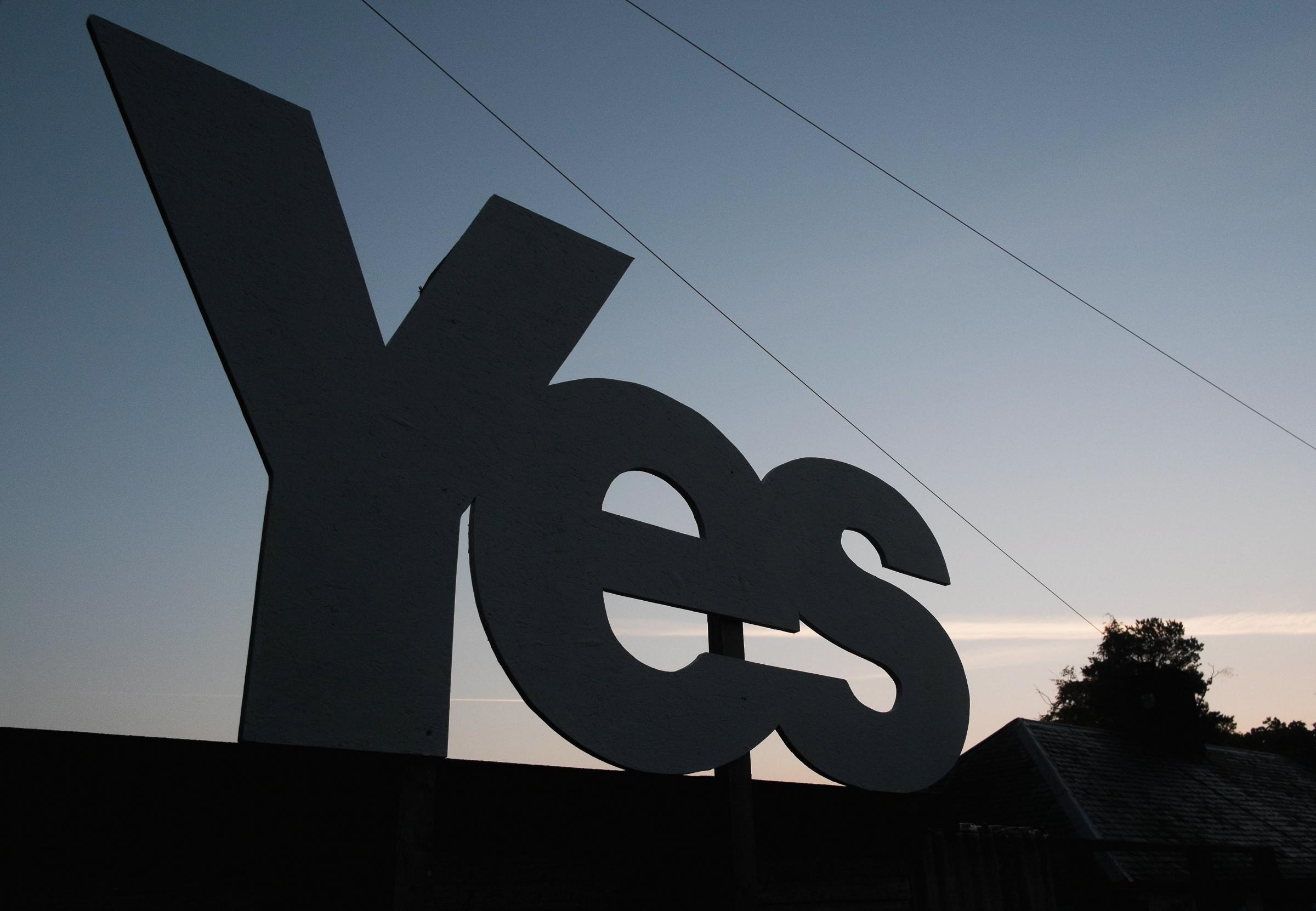 Mark Smith: The vulgarity of “Yes” signs