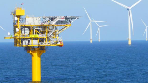 HeraldScotland: The Blythe gas production platform in the North Sea Photo: IOG