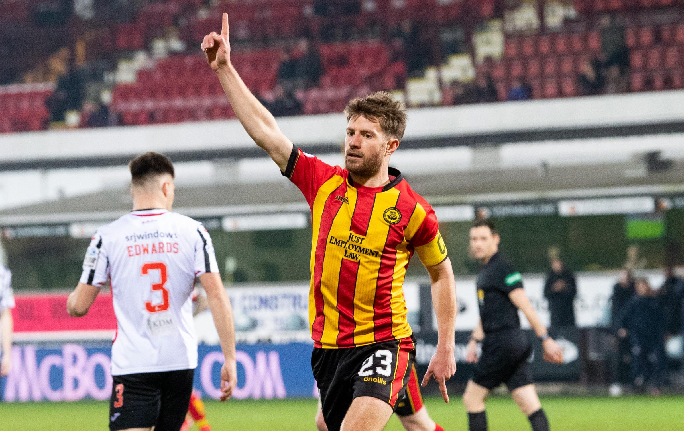 Ross Docherty pleased as Thistle all but confirm play-off spot with win over Dunfermline