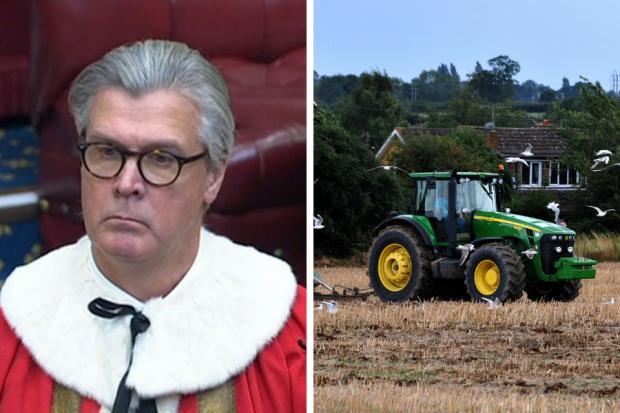 Millionaire Tory peer says sacked civil servants can find work in farming